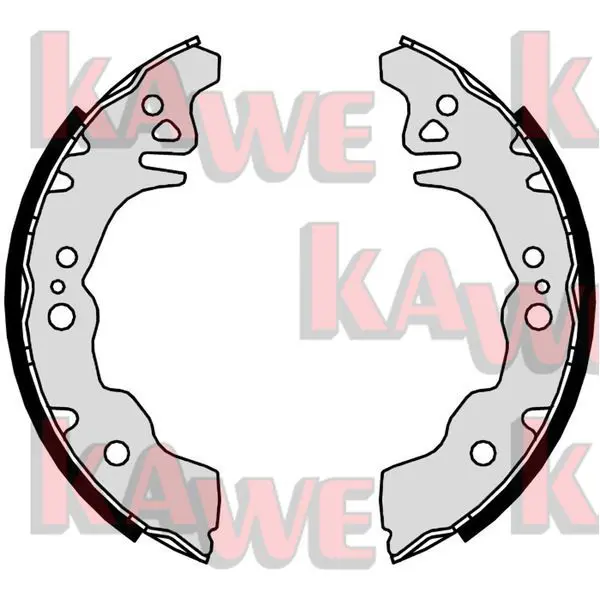 Handler.Part Brake shoe set KAWE 09650 1