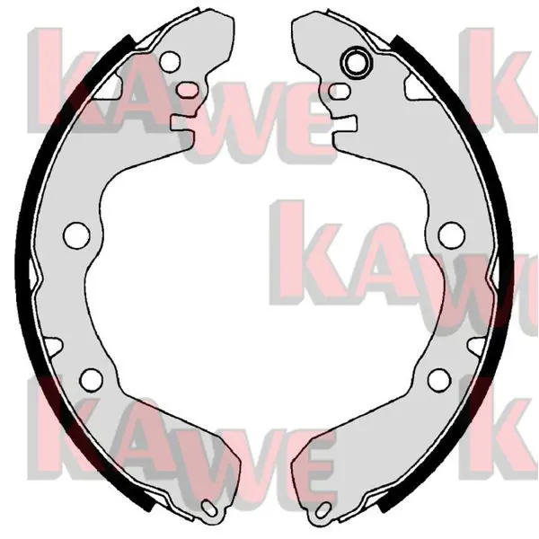 Handler.Part Brake shoe set KAWE 09680 1