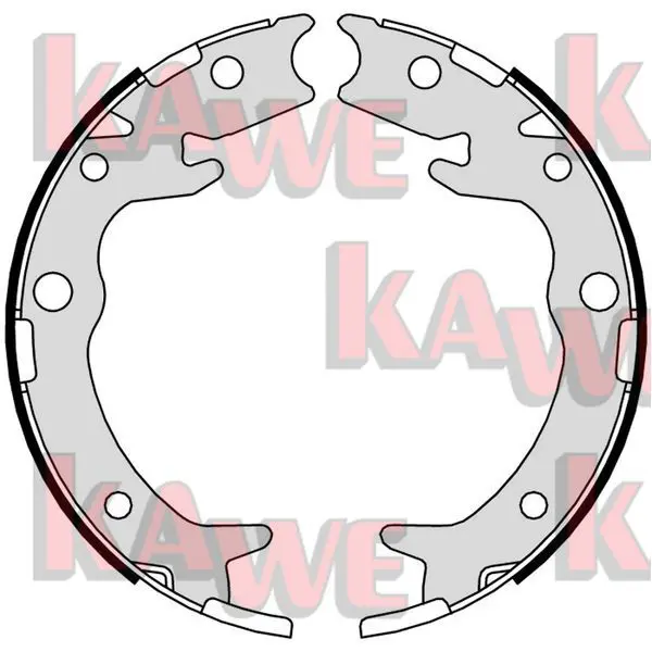 Handler.Part Brake shoe set, parking brake KAWE 09790 1