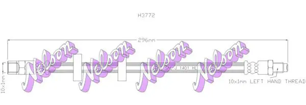 Handler.Part Brake hose KAWE H3772 1