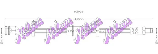 Handler.Part Brake hose KAWE H3932 1