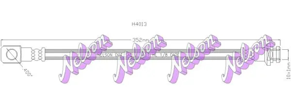 Handler.Part Brake hose KAWE H4013 1