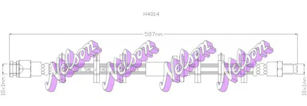 Handler.Part Brake hose KAWE H4014 1