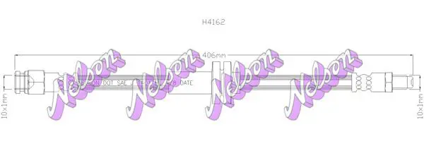 Handler.Part Brake hose KAWE H4162 1