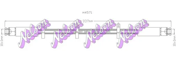 Handler.Part Brake hose KAWE H4571 1