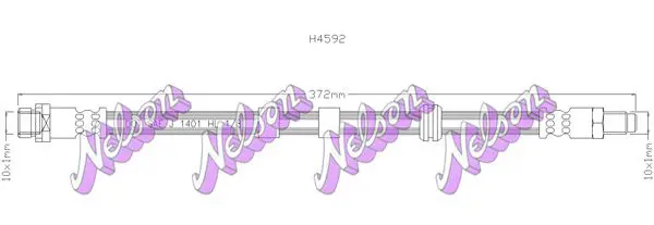 Handler.Part Brake hose KAWE H4592 1