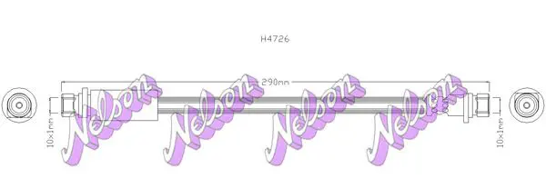 Handler.Part Brake hose KAWE H4726 1