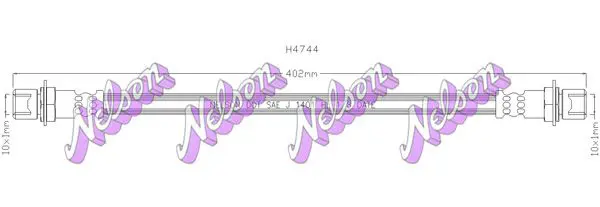 Handler.Part Brake hose KAWE H4744 1