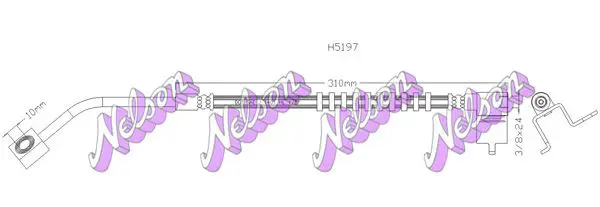 Handler.Part Brake hose KAWE H5197 1