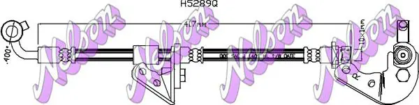 Handler.Part Brake hose KAWE H5289Q 1