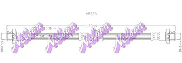 Handler.Part Brake hose KAWE H5398 1