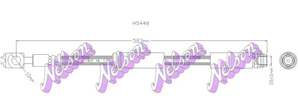 Handler.Part Brake hose KAWE H5448 1