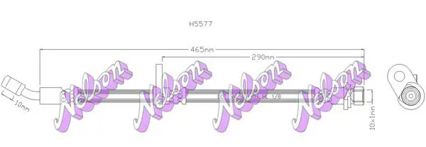 Handler.Part Brake hose KAWE H5577 1