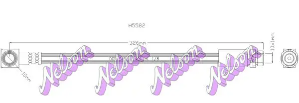 Handler.Part Brake hose KAWE H5582 1