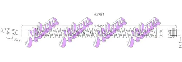 Handler.Part Brake hose KAWE H5984 1