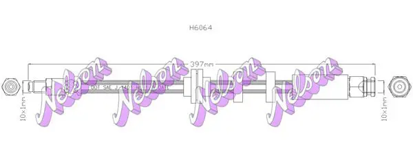 Handler.Part Brake hose KAWE H6064 1