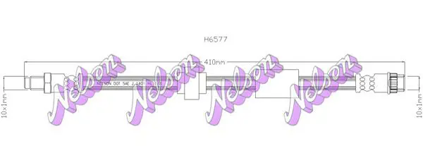 Handler.Part Brake hose KAWE H6577 1