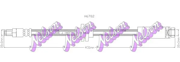 Handler.Part Brake hose KAWE H6782 1