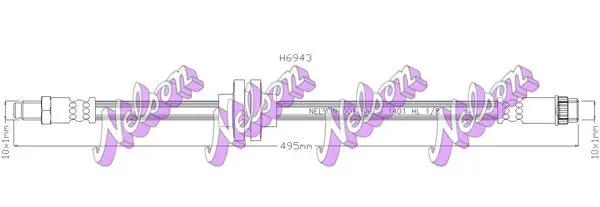 Handler.Part Brake hose KAWE H6943 1