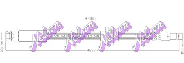 Handler.Part Brake hose KAWE H7001 1