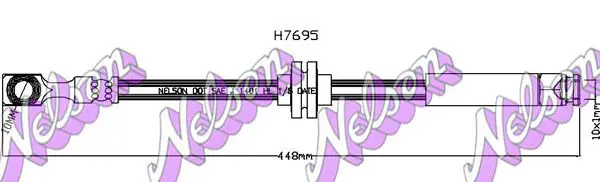 Handler.Part Brake hose KAWE H7695 1