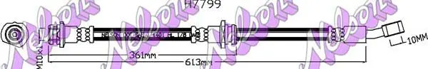 Handler.Part Brake hose KAWE H7799 1