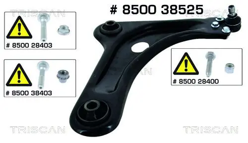 Handler.Part Track control arm KAWE 850038525 1