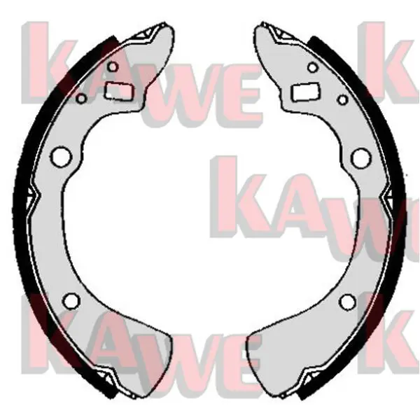 Handler.Part Brake shoe set KAWE 04380 1