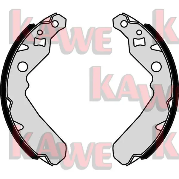 Handler.Part Brake shoe set KAWE 09390 1