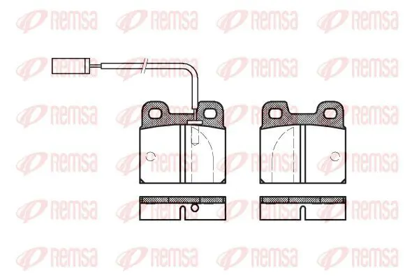 Handler.Part Brake pad set, disc brake KAWE 000511 2