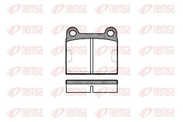 Handler.Part Brake pad set, disc brake KAWE 000660 2