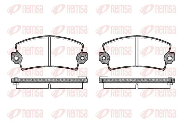 Handler.Part Brake pad set, disc brake KAWE 002106 2