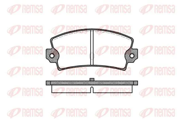 Handler.Part Brake pad set, disc brake KAWE 002140 2