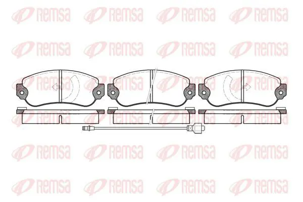 Handler.Part Brake pad set, disc brake KAWE 003106 2