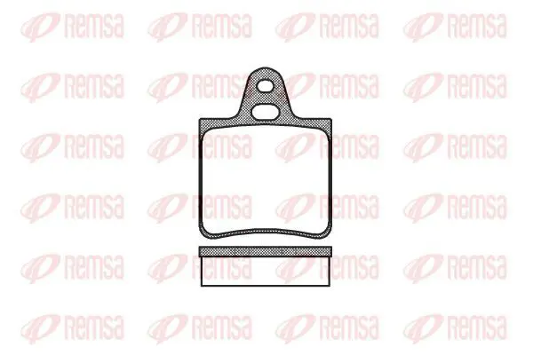 Handler.Part Brake pad set, disc brake KAWE 003200 2