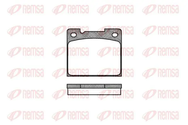 Handler.Part Brake pad set, disc brake KAWE 003930 2