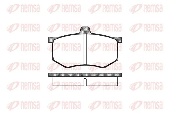 Handler.Part Brake pad set, disc brake KAWE 004300 2