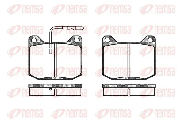 Handler.Part Brake pad set, disc brake KAWE 004532 2