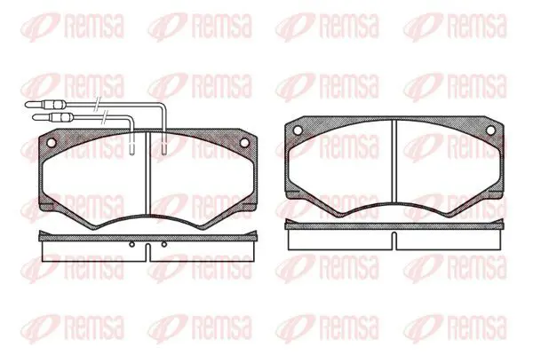 Handler.Part Brake pad set, disc brake KAWE 004704 2