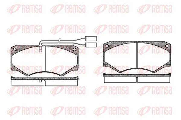 Handler.Part Brake pad set, disc brake KAWE 004742 2