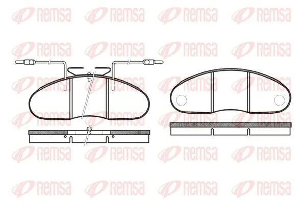 Handler.Part Brake pad set, disc brake KAWE 004812 2