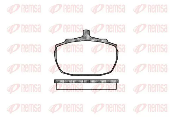 Handler.Part Brake pad set, disc brake KAWE 005700 2