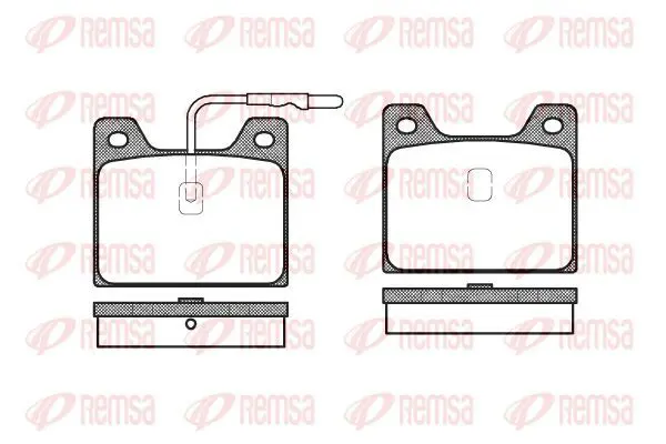 Handler.Part Brake pad set, disc brake KAWE 006812 2