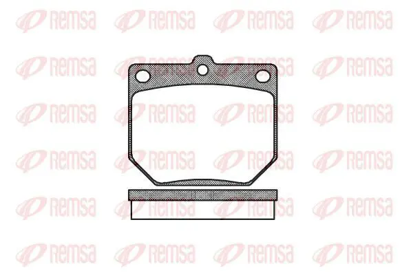 Handler.Part Brake pad set, disc brake KAWE 007720 2