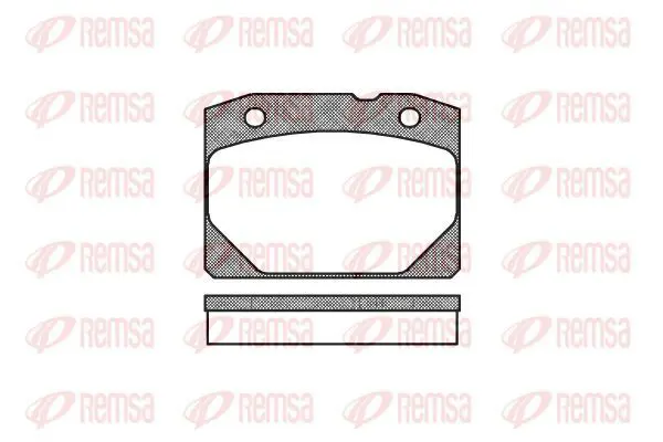 Handler.Part Brake pad set, disc brake KAWE 008000 2