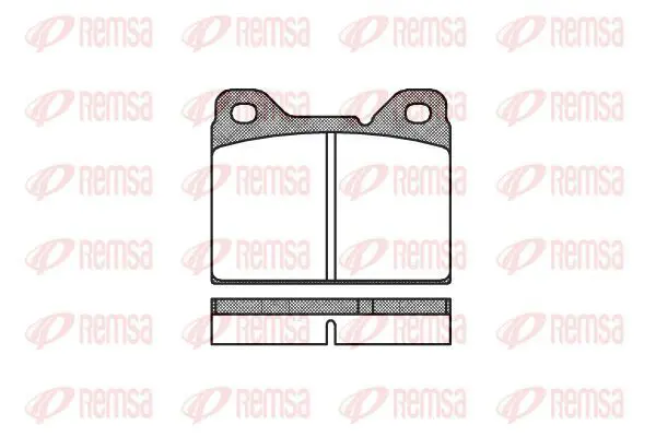 Handler.Part Brake pad set, disc brake KAWE 008100 2