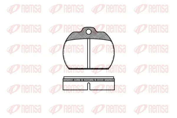 Handler.Part Brake pad set, disc brake KAWE 008200 2