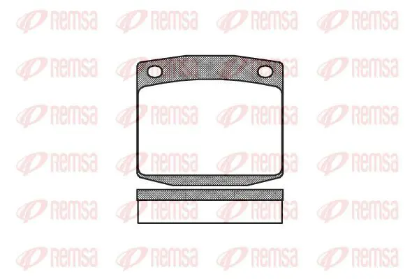 Handler.Part Brake pad set, disc brake KAWE 009500 2