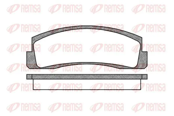 Handler.Part Brake pad set, disc brake KAWE 010300 2