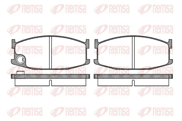 Handler.Part Brake pad set, disc brake KAWE 010810 2